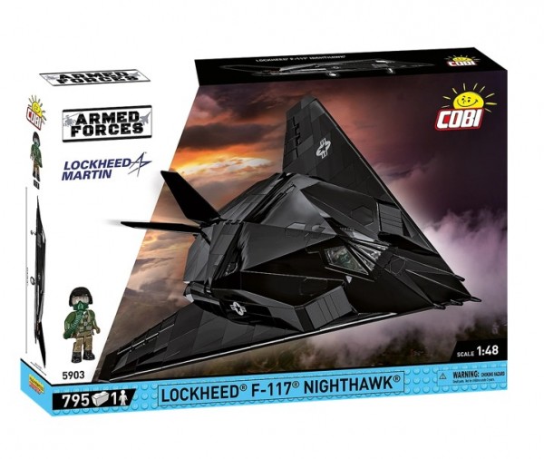 Cobi lockheed f-117 nighthawk 795 klodser