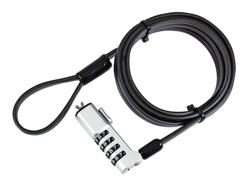 Gearlab Glb220302, 1,8 M, Edel, Zahlenschloss, Karbonstahl, Schwarz