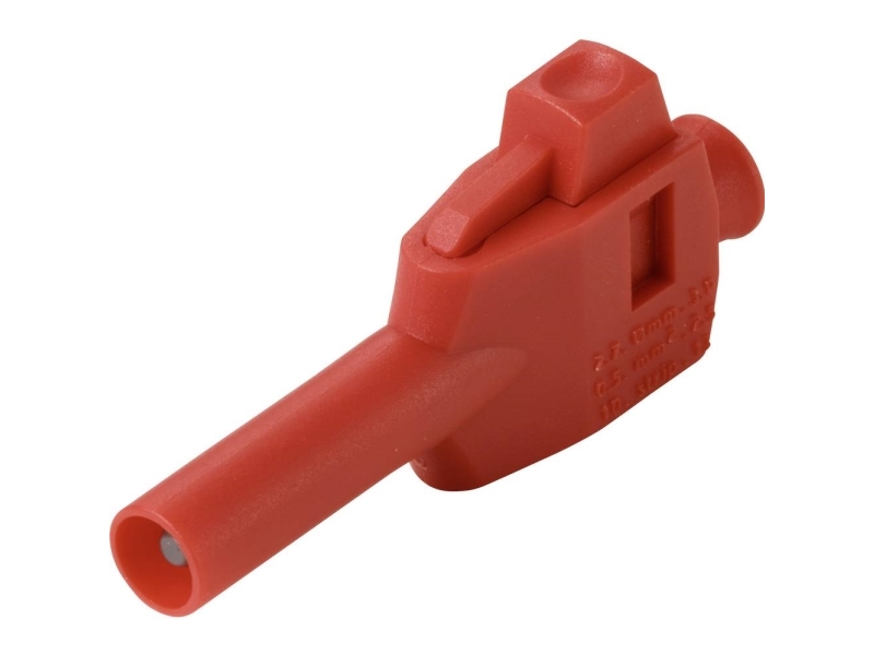VOLTCRAFT MP-4 #####Laboratorieplugg med klämanslutning Plugg, rak Stiftdiameter: 4 mm Röd 1 st Bulk | EL Artiklar - Verktyg för EL - Laboratoriemätningsutrustning | GameStuff