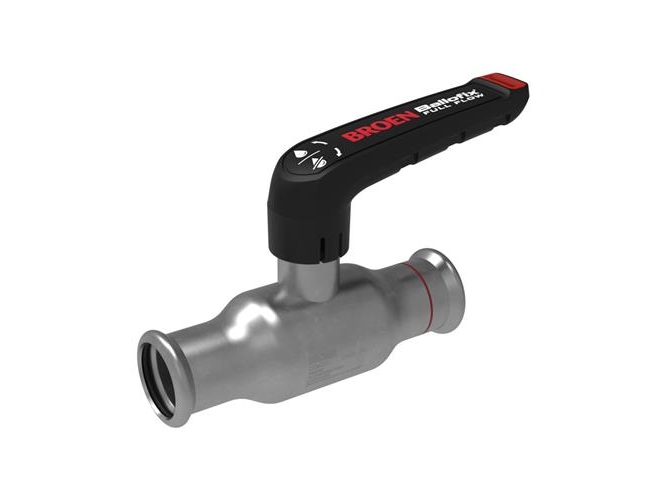 Broen Ballofix Full Flow FZ 15x15 DN10 lav spindel.