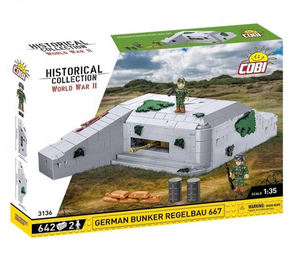 Cobi Vokiečių Bunkeris Regelbau 667 Blokai 642 Blokai