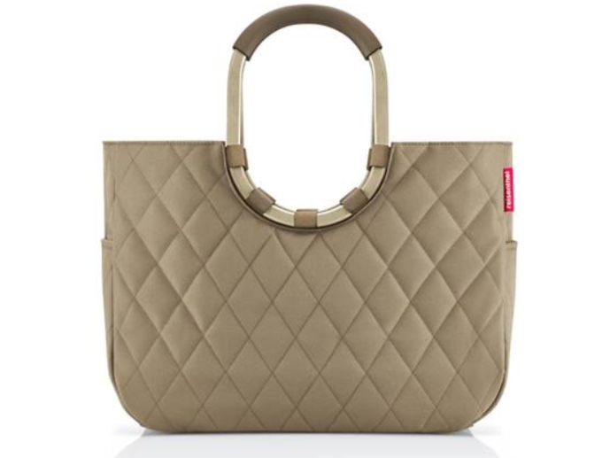 Reisenthel Loopshopper L, Indkøbskurv, Beige, Polyester, Monokromatisk, 15 L, 460 mm