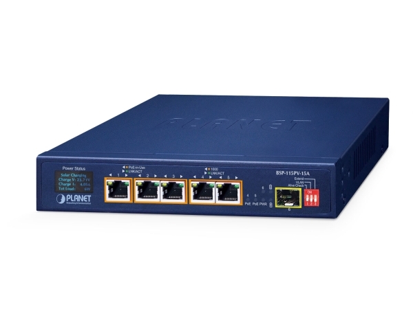 Planet Bsp-115Pv-15A, Unmanaged, Gigabit Ethernet (10/100/1000), Power Over Ethernet (Poe), Wandmontage