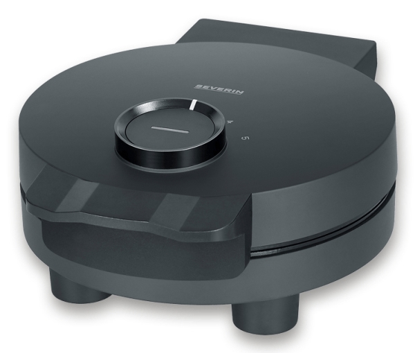 Severin WA 2116, 1 våffla/våfflor, Hjärta (form), Svart, Plast, Rostfritt stål, 0,665 m, Värme, Redo | Köksapparater - Bröd & Rostat bröd - Våffeljärn | GameStuff