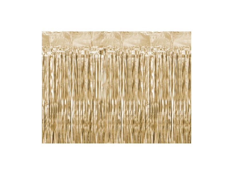 Festridå i guld 100x200cm | N - A | GameStuff