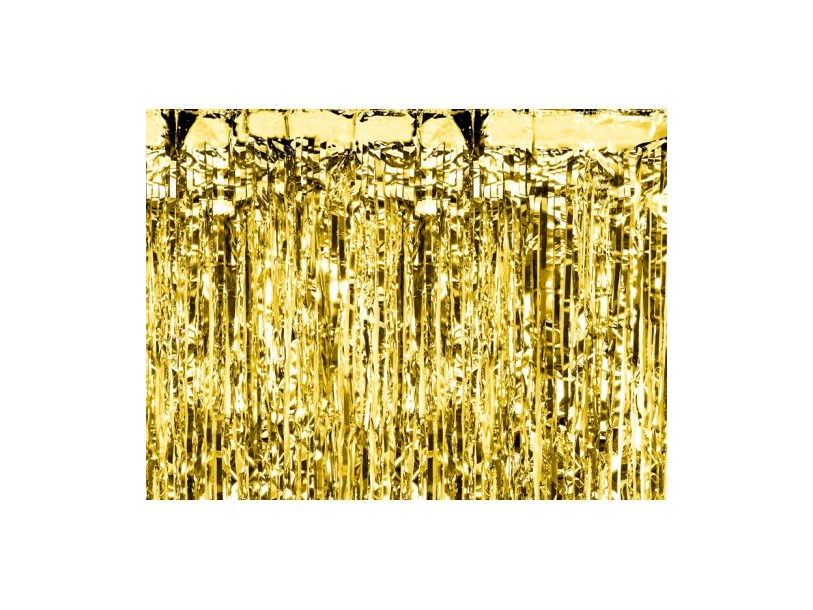 Festridå i guld 100x200cm | N - A | GameStuff