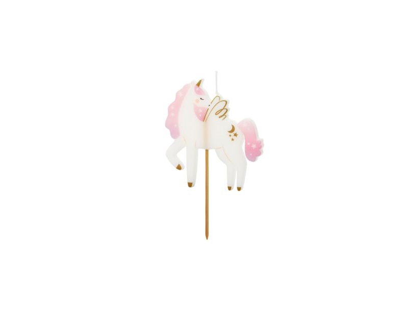 Geburtstagskerze Einhorn 9Cm Mix 67004