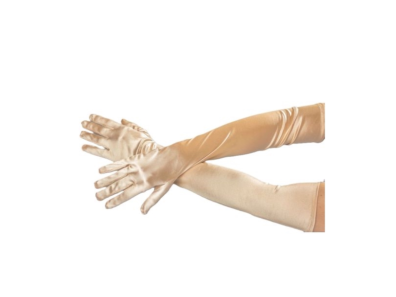 Lange Handschuhe, Gold