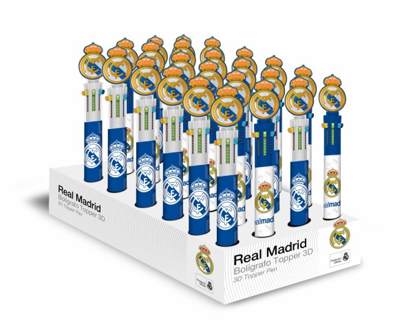 Kids Euroswan Kugelschreiber 6-Farbig Real Madrid Rm00008 – Gemischt, 1 Stk.