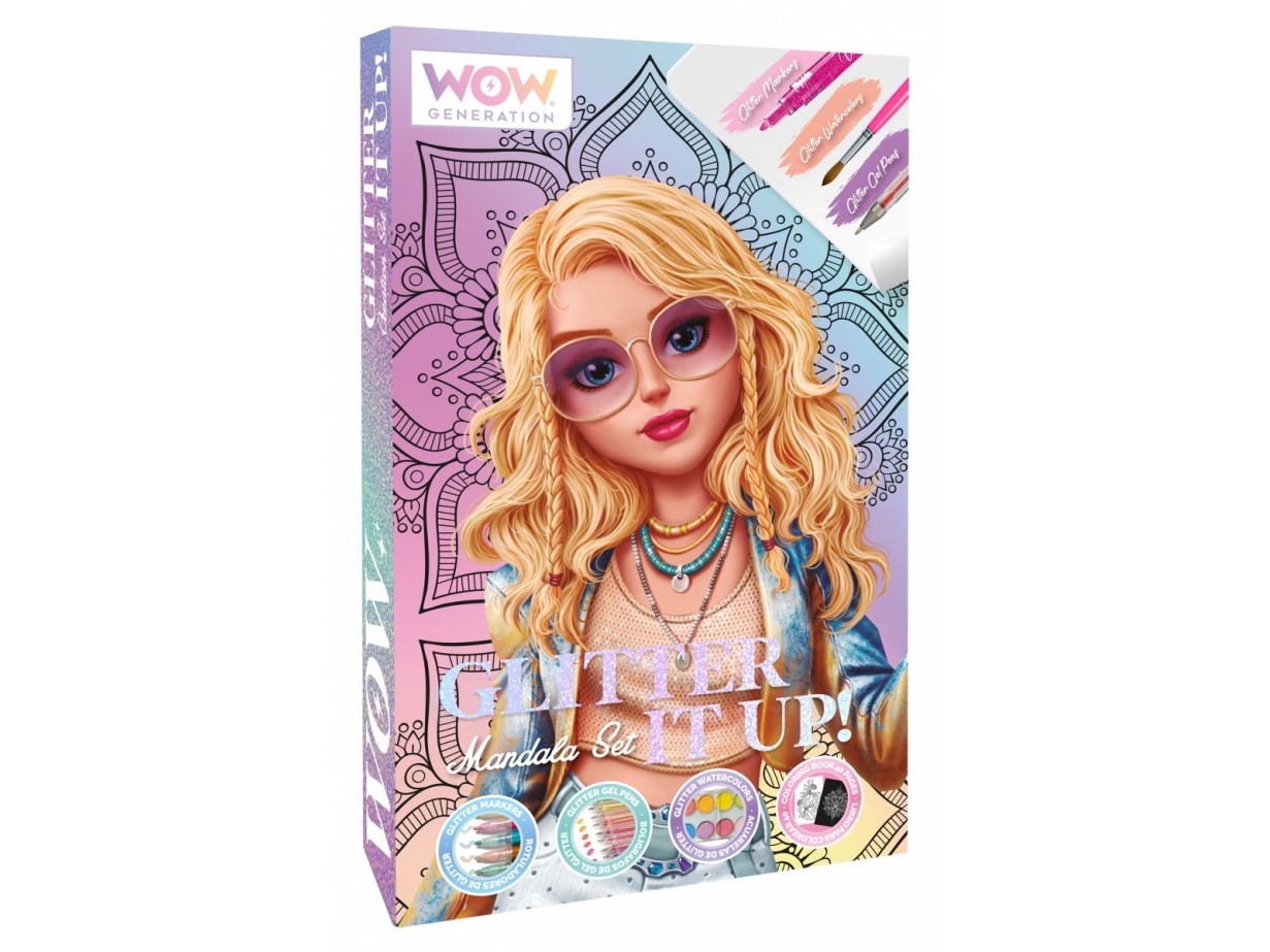 Kinder Euroswan Kreativ Mandala Glitter Wow Generation Wow00084 Kinder Euroswan