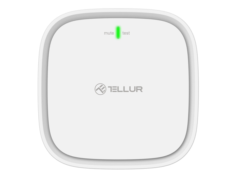 Tellur TLL331291, Koldioxid (CO2), Hem, Trådlös, Vit, Vägg, AC, ?DC | Huset - Säkerhet & Larm - Larm | GameStuff