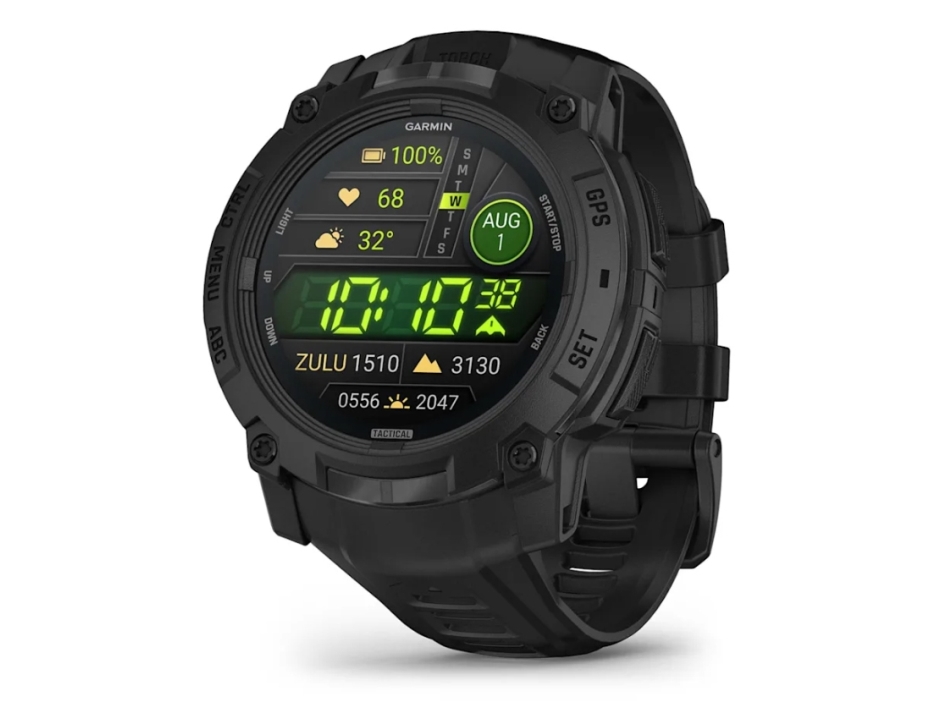 Garmin Instinct 3 Tactical Edition, 3,3 Cm (1.3"), Amoled, 4 Gb, Gps (Satellit), 59 G