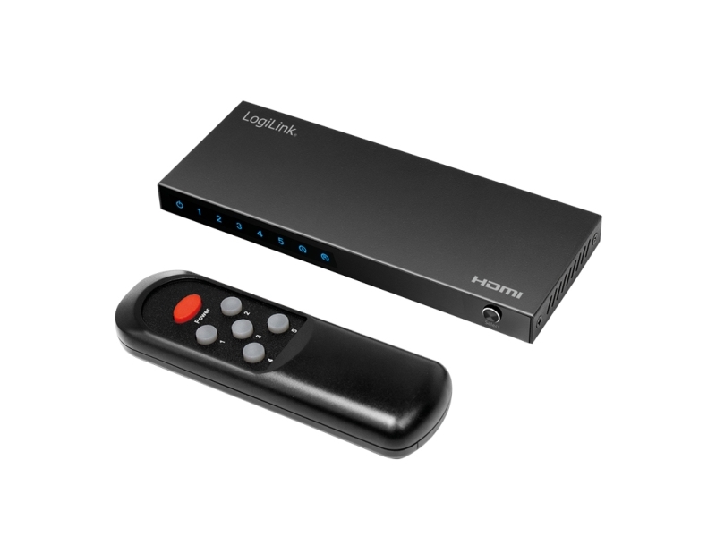 Logilink Hd0060, Hdmi, Micro Usb Type-B, Metal, Sort, 480I, 480P, 576I, 576P, 720P, 1080I, 1080P, 2160P, 6 Gbit/Sek.