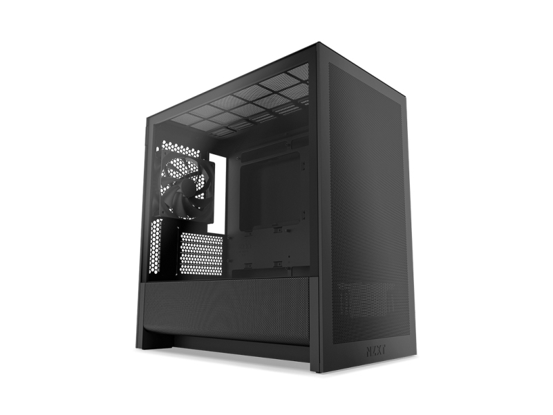 Nzxt H9 H3 Flow, Midi Tower, Pc, Schwarz, Micro Atx, Mini-Itx, Netz, Sgcc, Gehärtetes Glas, 17 Cm