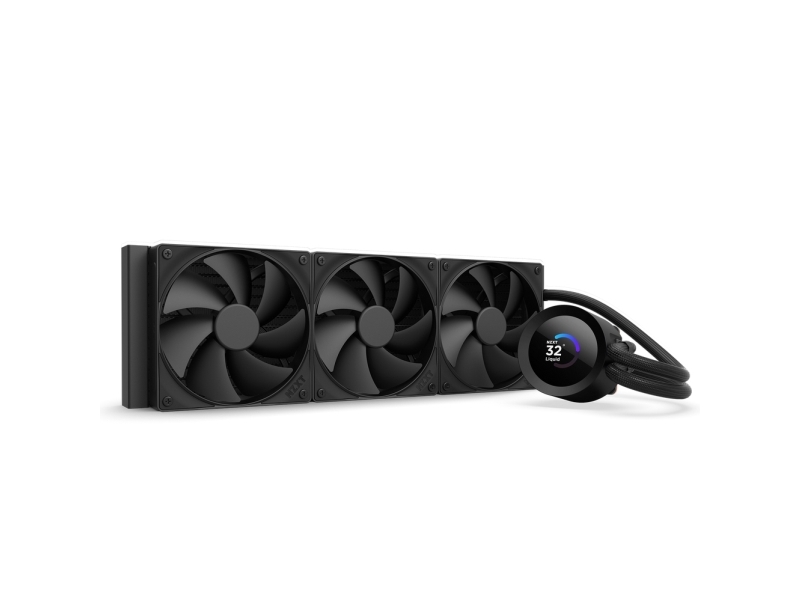 NZXT Kraken Plus 360, Allt-i-ett vätskekylare, 12 cm, Svart | Datorkomponenter - Kylning & moddning - Chassi fläktar | GameStuff