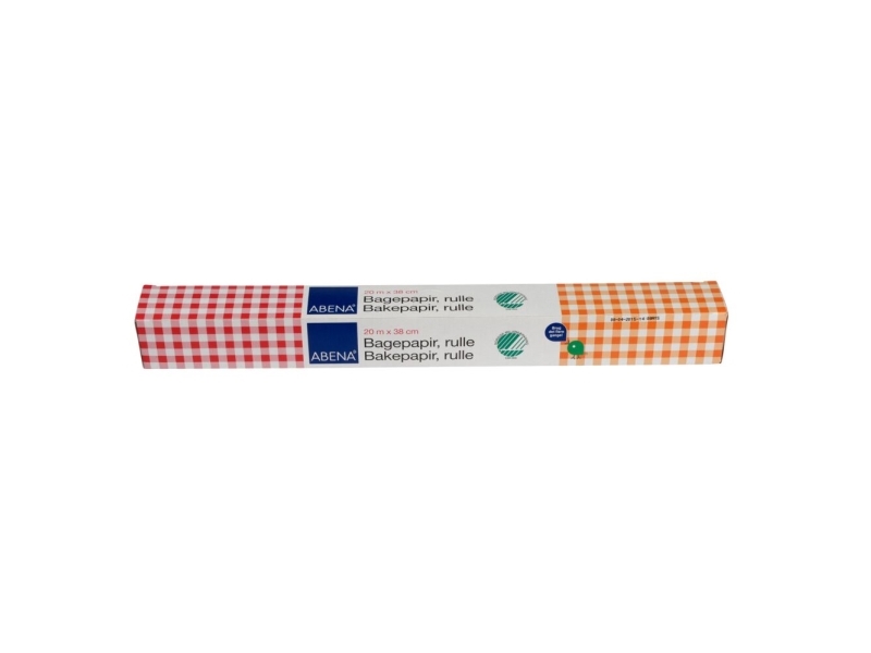 Bakplåtspapper ABENA 20 m x 38 cm, blekt, papper/silikon/virgin, med skärlist (24 st.) | Catering - Matförpackning - Övriga | GameStuff