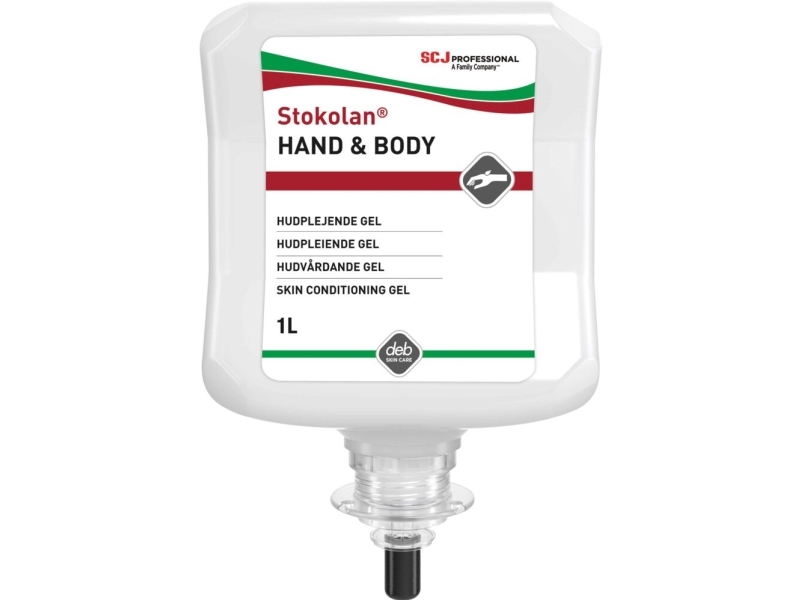 Hudcreme Stokolan Hand and Body 1ltr ECARF med Parfume 8.6% fedt til dispenser,fl
