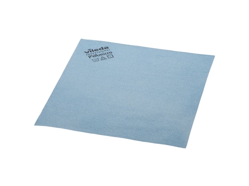 Vileda Pro PVAmicro, 38x35cm, grøn, blå, rød el gul, mikrofiber 5 stk - Blå - Klude - -