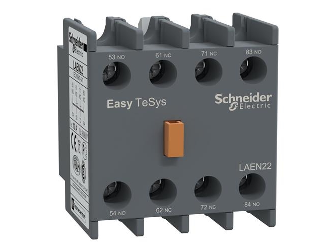 Schneider hjälpkontakter EasyPact LAEN22 för LC1E 2NO 2NC grå | Elektrisk utrustning - Reläer | GameStuff