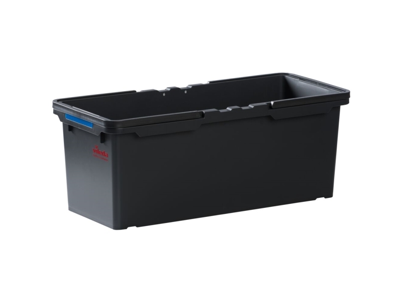 Moppeboks, Vileda Origo, 55,2x21,1x23,8cm, 22 l, sort, genanvendt plast