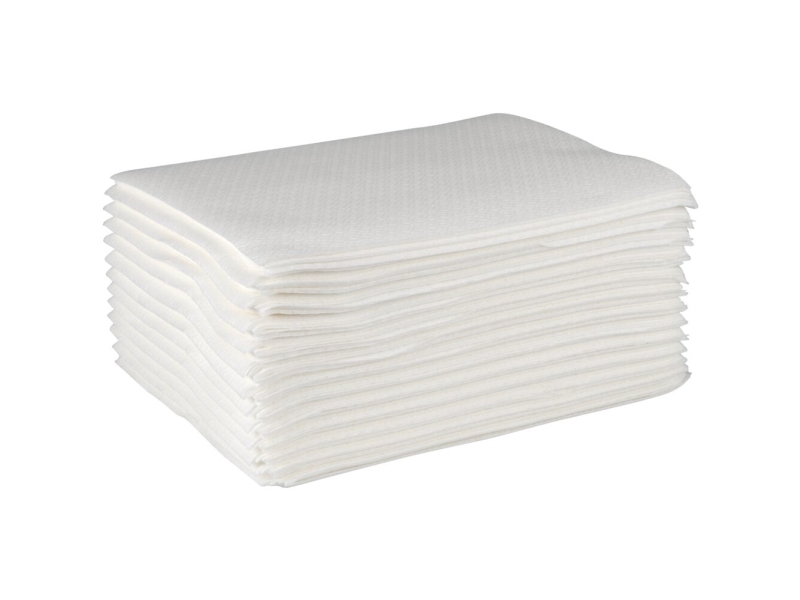 Vaskeklud, Airlaid, ABENA, 1-lags, plain, 26x20cm, hvid