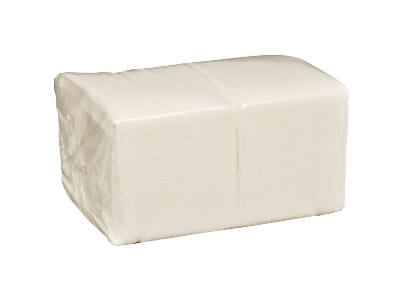 Vaskeklud, Airlaid, ABENA, 1-lags, Z-fold, 30x20cm, hvid