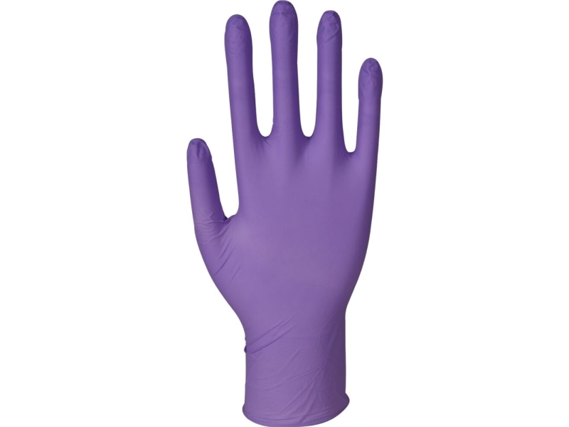 Undersøgelseshandske, ABENA Classic Sensitive, XL, lilla, nitril, pudderfri - (100 stk.)