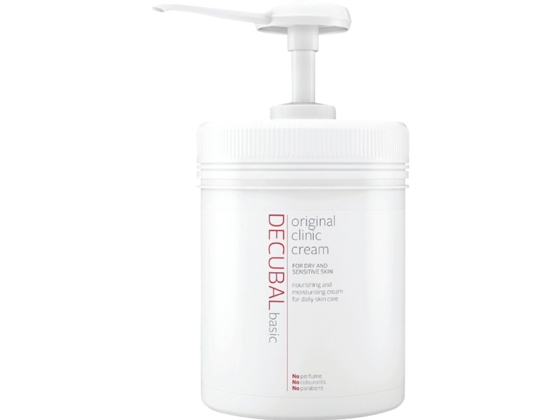 Hudcreme, Decubal Clinic, 1000 ml, uden farve og parfume - (6 stk.)