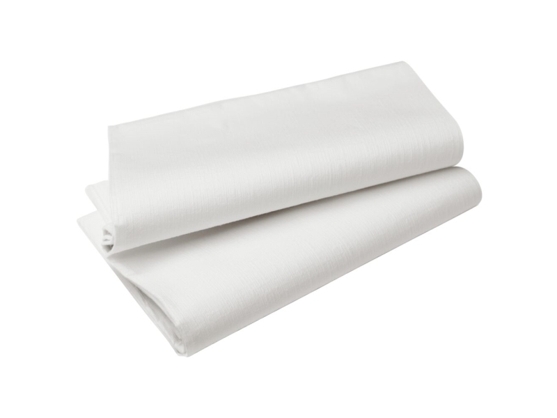 Dug Stikdug Evolin 127x127 cm Hvid,50 stk/krt