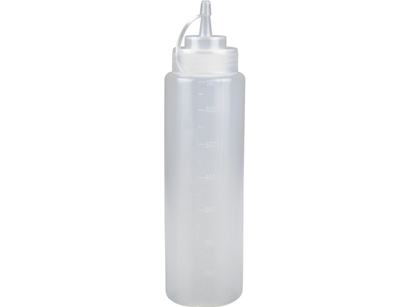 Dressingflaske, ABENA Cater-Line, 680 ml, klar, PE/PP - (6 stk.)