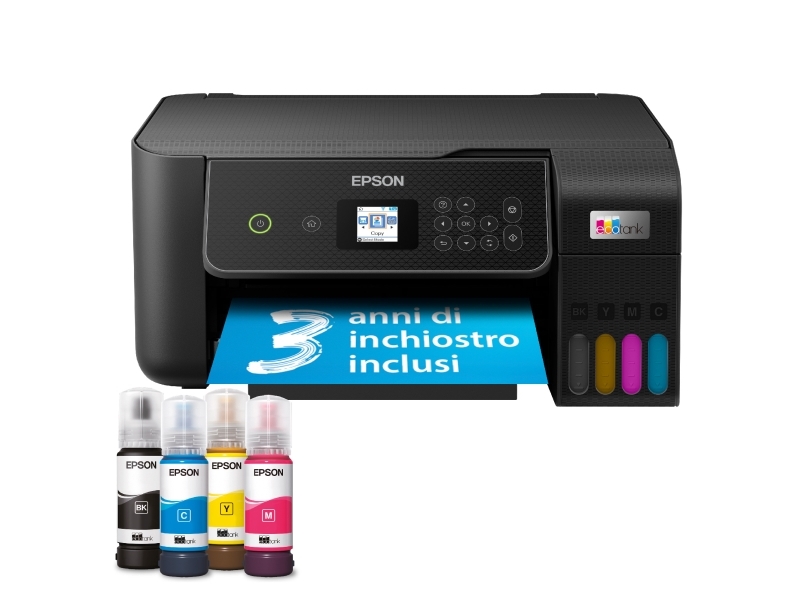 Epson Ecotank Et-2871, Tintenstrahl, Farbdruck, 5760 X 1440 Dpi, Farbkopieren, A4, Schwarz