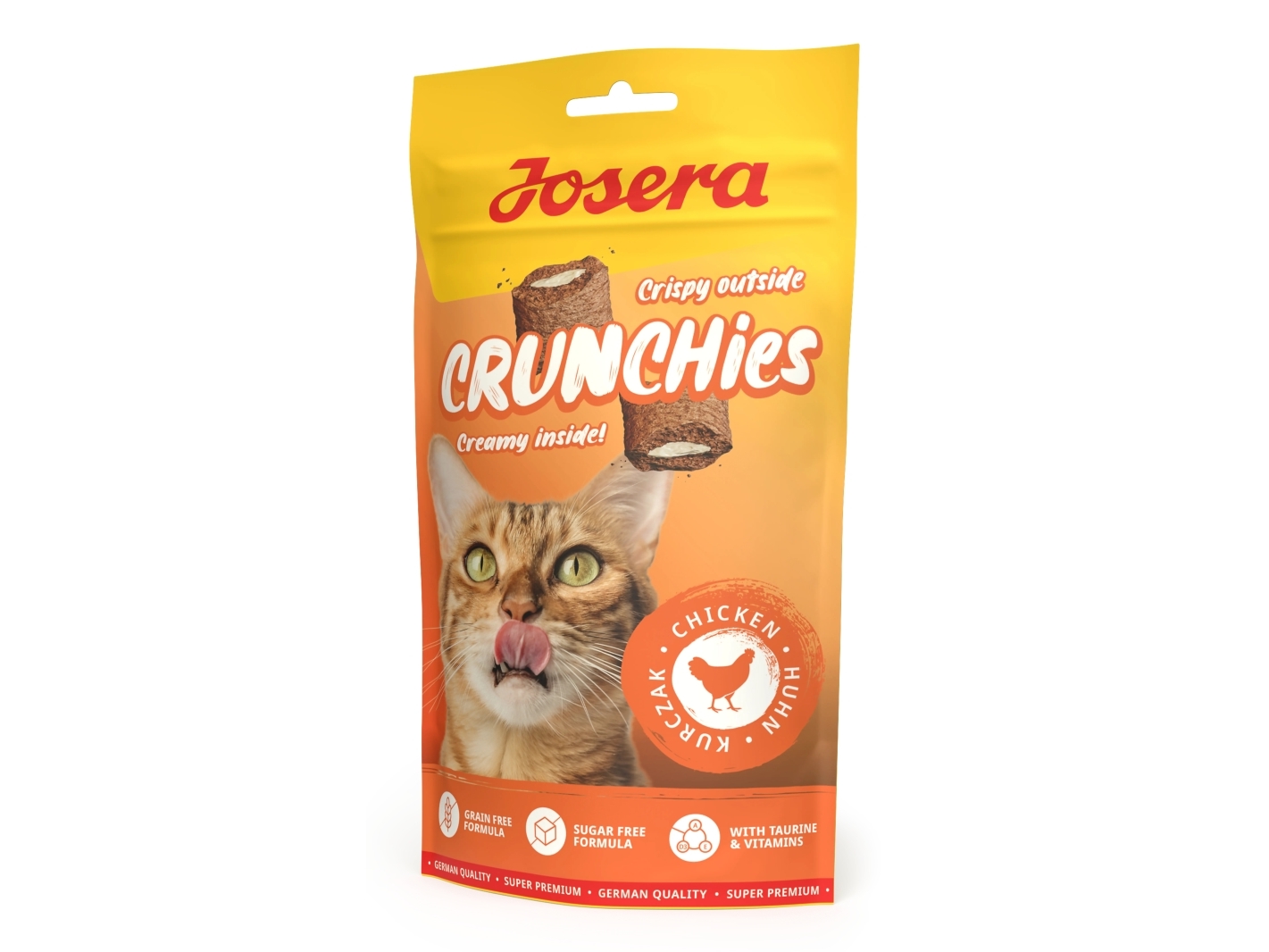 Josera Crunchies Chicken 60G, Snacks, Cat, Adult, Chicken, 60 G, Sugar Free