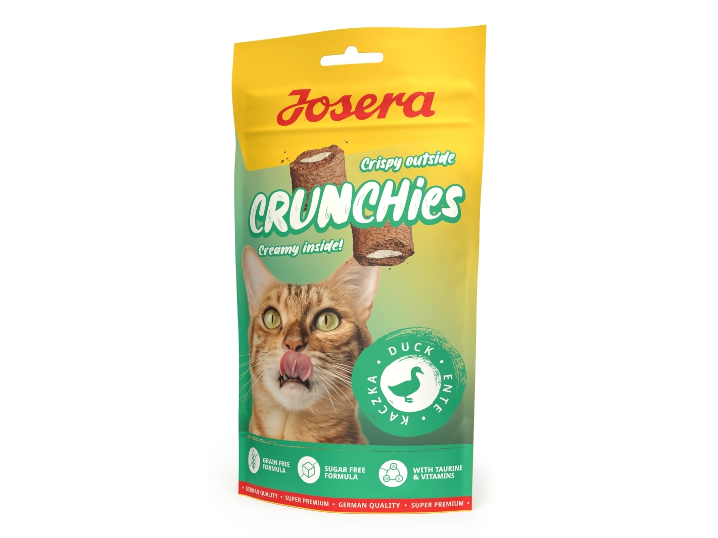 Josera Crunchies Duck 60G, Snacks, Cat, Adult, Duck, 60 G, Sugar Free