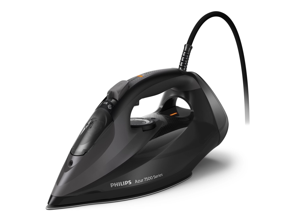 Philips 7500 Series Dst7511/80 Hv Schwarz, Trocken- & Dampfbügeleisen, Steamglide Elite-Sohle, 2 M, 260 G/Min, Schwarz, 55 G/Min