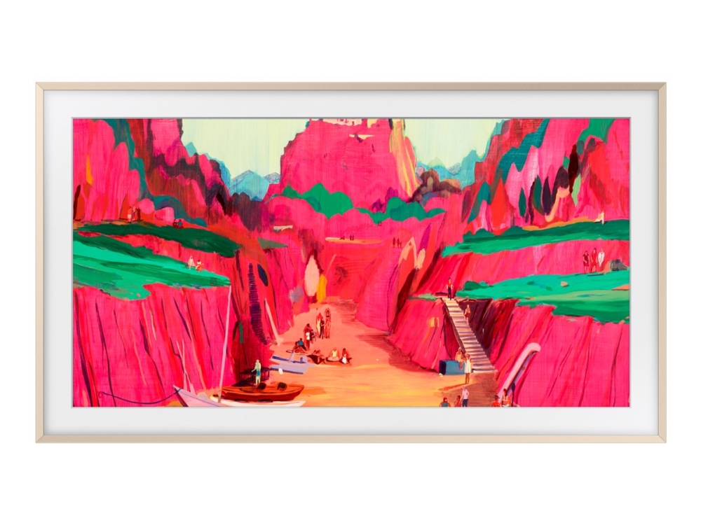 Samsung 65" ramme til The Frame og The Frame Pro (2021-2025, sand gold)