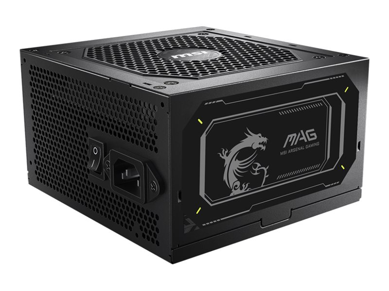 Msi Mag A850gl Pcie5 Ii - Strømforsyning (Intern) - Atx12v 3.1/ Eps12v - 80 Plus Gold - Cybenetics Gold - Ac 100-240 V - 850 Watt - Aktiv Pfc