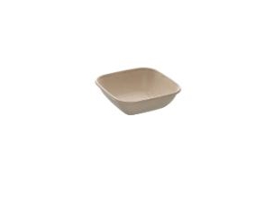 Salatschüssel 750Ml L170xb170xh52mm Bagasse Biologisch Abbaubar Natur,6 Ps X 50 Stk/Krt