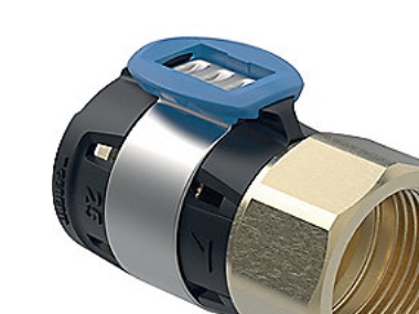 Geberit FlowFit overgang 40 mm x 1 1/2 mf, blyfri siliciumbronze