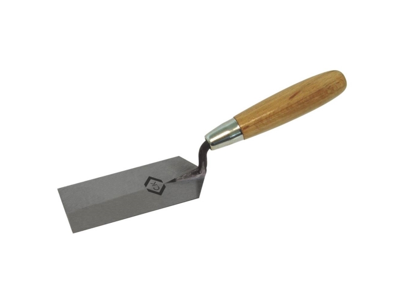 C.K murslev/skrapa, kolstål, trähandtag 125 mm C.K. T5273