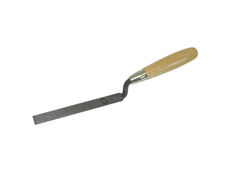 C.K Finger Trowel Flat Carbon Steel Wood Handle 25x175mm C.K. T5073 99