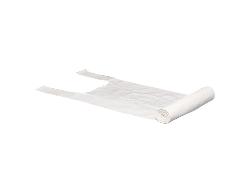 Kantolaukku, ABENA Poly-Line, 15 l, valkoinen, LDPE/neitsyt - (50 kpl)
