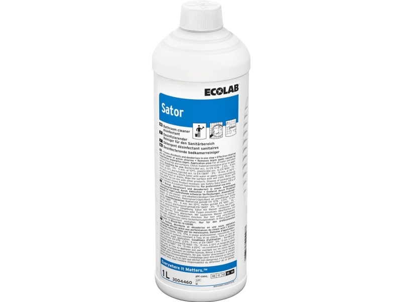 ECOLAB Sator - Rengøring - væske - flaske - 1 L (pakke med 12)