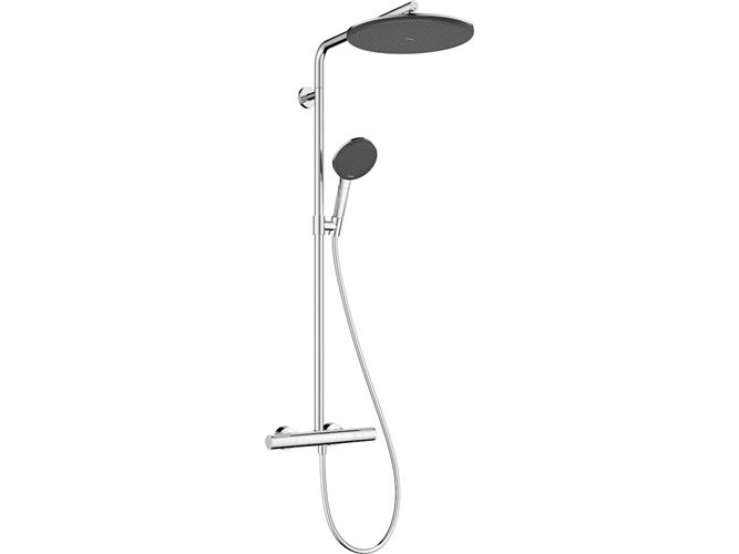 HG Raindance Alive S Puro - Showerpipe 300 1jet EcoSmart termostat, Krom