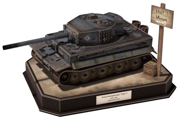 Puzzle 3D Tiger I - German Tank