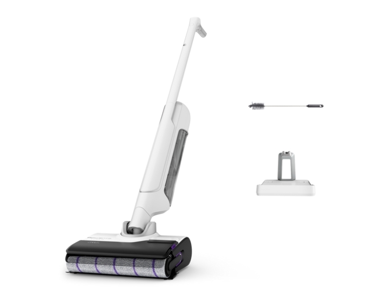 Rowenta X Clean 10, 2-in-1-varsi-imuri, Pussiton, Hopea, Valkoinen, 0,79 L, 0,67 L, Suorakulmainen