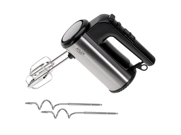 Adler handmixer AD 4232 900 W 5 hastigheter turbo svart/rostfritt stål | Köksapparater - Köksmaskiner - Hand mixer | GameStuff