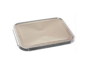 Aluminiumdeckel Vorgeformt Cop 132B L32.5Xb26.5Xh1.5Cm Aluminium Silber,10 Stück/Pack