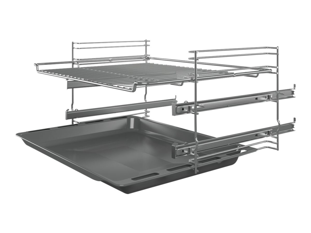 Bosch Serie | 4 HKR39C250 - Komfur - fritstående - bredde: 60 cm - dybde: 60 cm - højde: 85 cm - med selv-rengøring - rustfrit stål