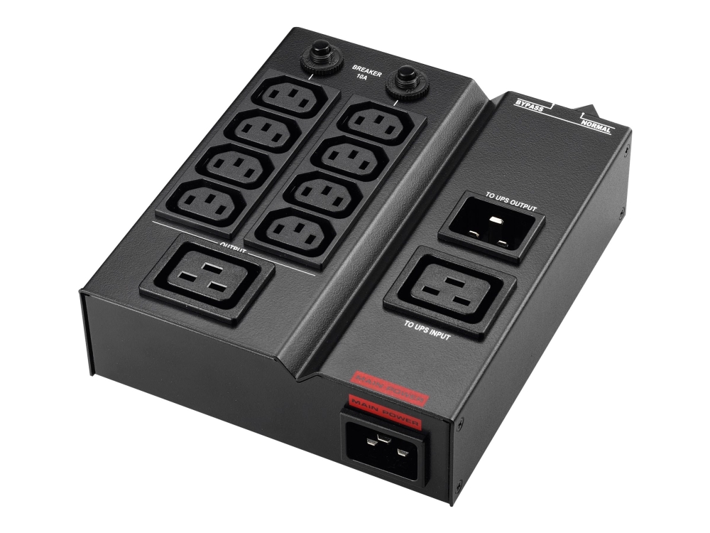 Bluewalker Powerwalker Mbs/Pdu Iec 1-3Kva - Stromverteilungseinheit - Wechselstrom 208/220/230/240 V - Ausgangsanschlüsse: 9 - Schwarz (10133000)
