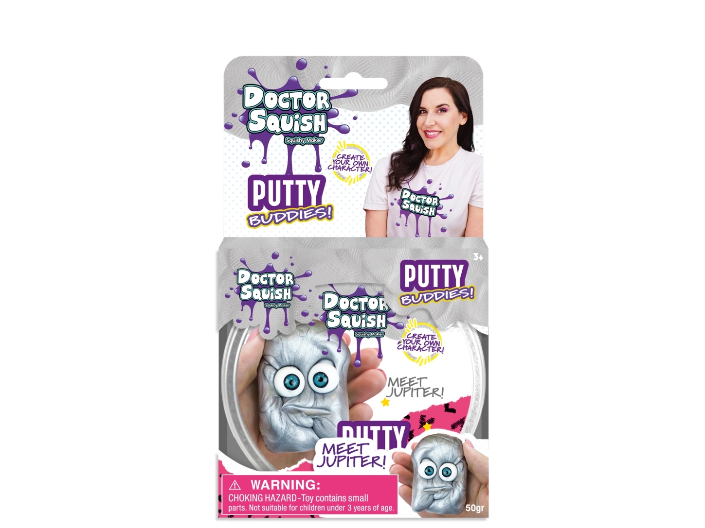 Doctor Squish - Putty Buddies 50g (silver)